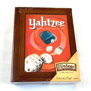 Yahtzee Game Vintage Collection Shelf Style New in Sealed Pkg